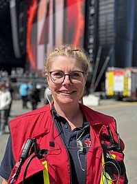 Seit vielen Jahren mit Herzblut im Einsatz: Judith Grobelny vom DRK-Ortsverein Sinzig engagiert sich ehrenamtlich.